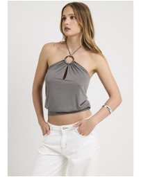 Insight - Gabriette Halter Ring Top