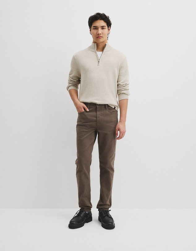 Country Road - Tapered Fit Brushed Five Pocket Pant