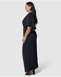 Pink Dusk by Curve Project - Angel Eyes Maxi Dress