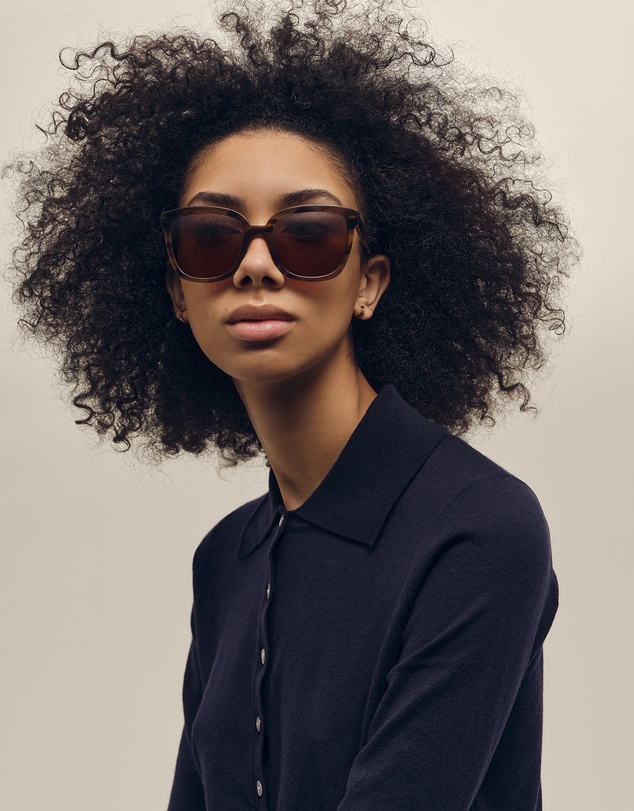 Daniel Wellington - Grande Acetate Brown Sunglasses