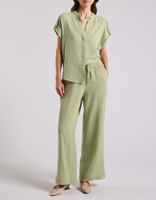 David Lawrence - Maurine Cotton Crinkle Shirt