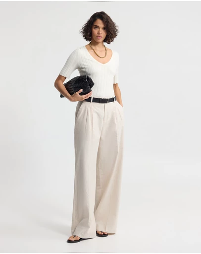 Oxford - Lucy Rib V-Neck Knit