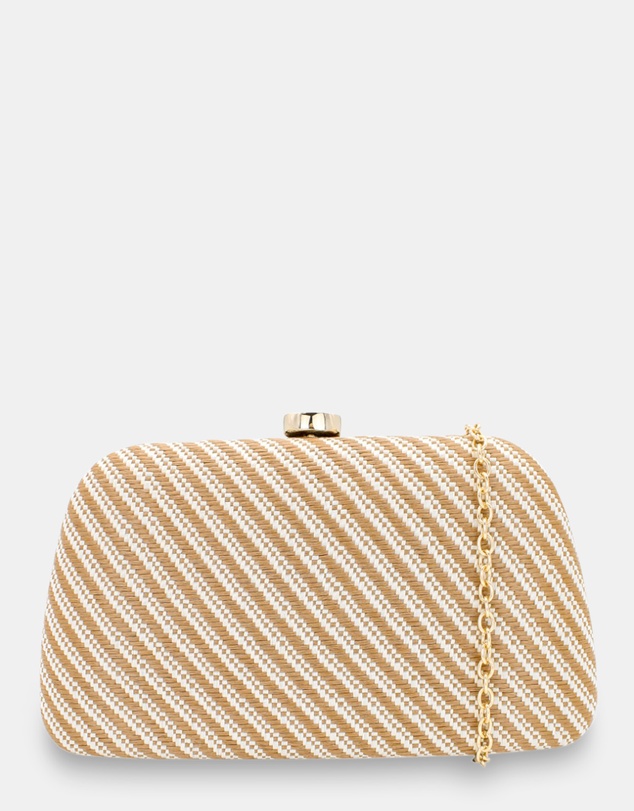 Morgan & Taylor - Brooke Clutch in Beige