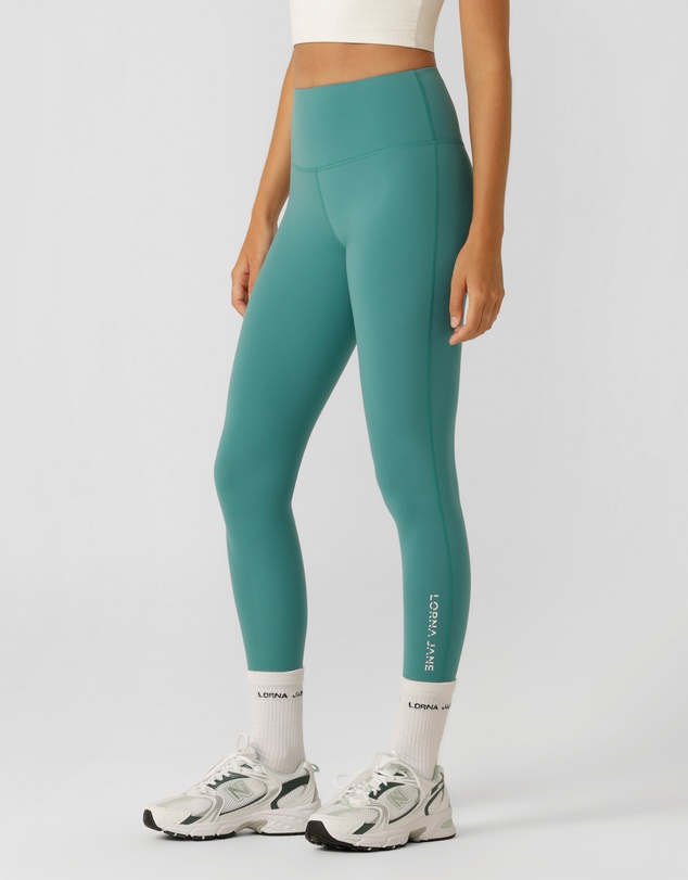 Lorna Jane - Lotus No Chafe Phone Pocket Ankle Biter Leggings