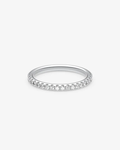 Michael Hill - Wedding Band with 0.34 Carat TW of Diamonds in 14kt White Gold