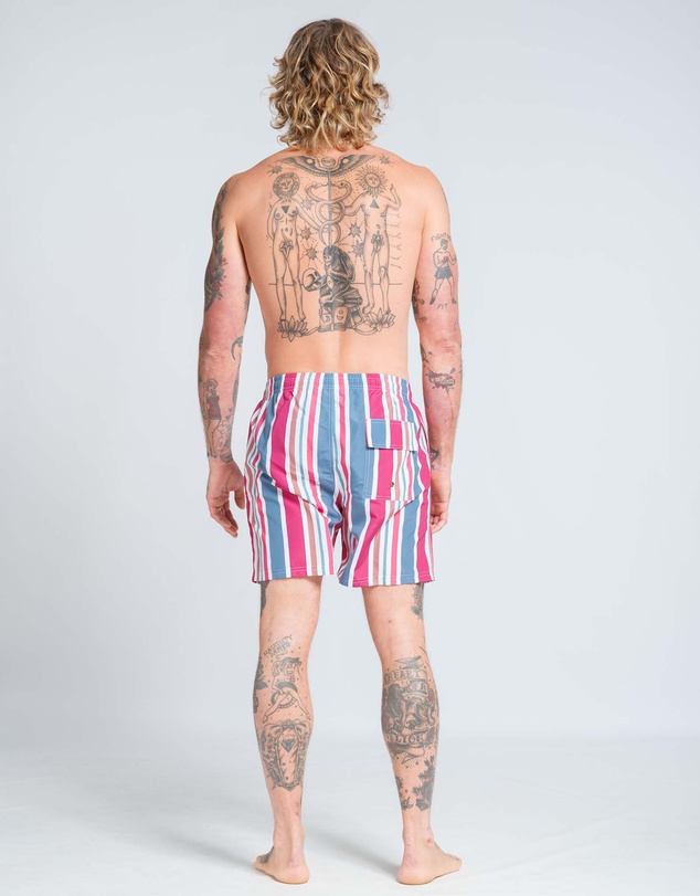 Vacancy Co - Candy Stripe Swim Short