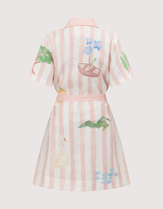 SMWR. by The Somewhere Co - Boat Days Mini Shirt Dress