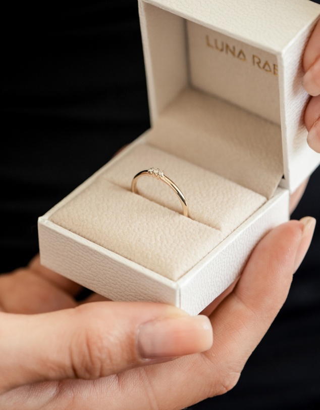 Luna Rae - Solid Gold - Juliette Diamond Ring