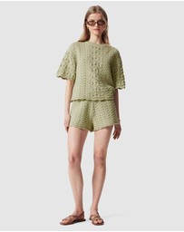 & Other Stories - Pointelle-Knit Shorts