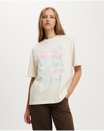 Cotton On - The Lcn Music Boxy Graphic Tee