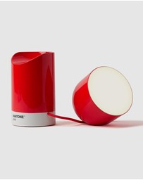 Lexon - Lexon Orbe Portable Led Lamp With Moving Head PANTONE - 2035 Red