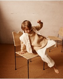 Alfred - Isobel Quilted Vest | Cream