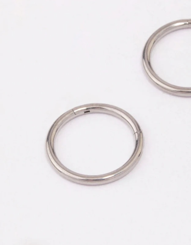 Lovisa - Titanium Fine Sleeper Earring 8mm