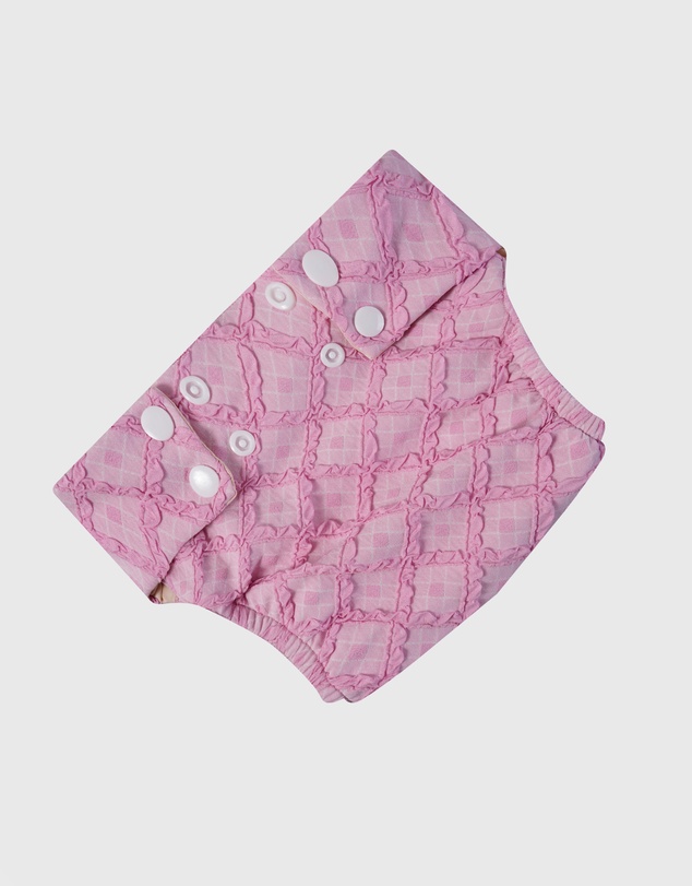 Aqua Blu Kids - Stepping Stones Pink Swim Nappy