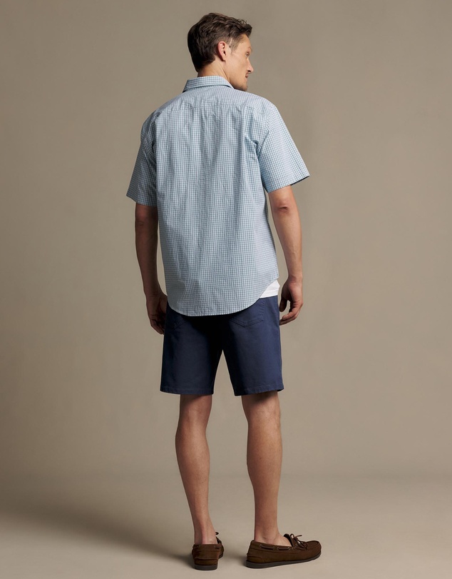 R.M.Williams - Quinn Poplin Check SS Shirt
