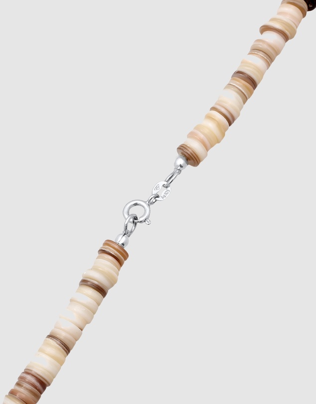 Kuzzoi - ICONIC EXCLUSIVE - Heishi Beads and Howlite Vintage Surfer Necklace