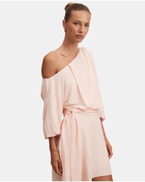 Forever New - Sammy Tipped Draped Mini Dress