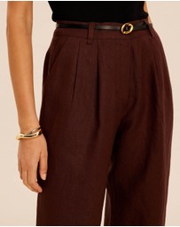 AERE - Allegra Linen Pants