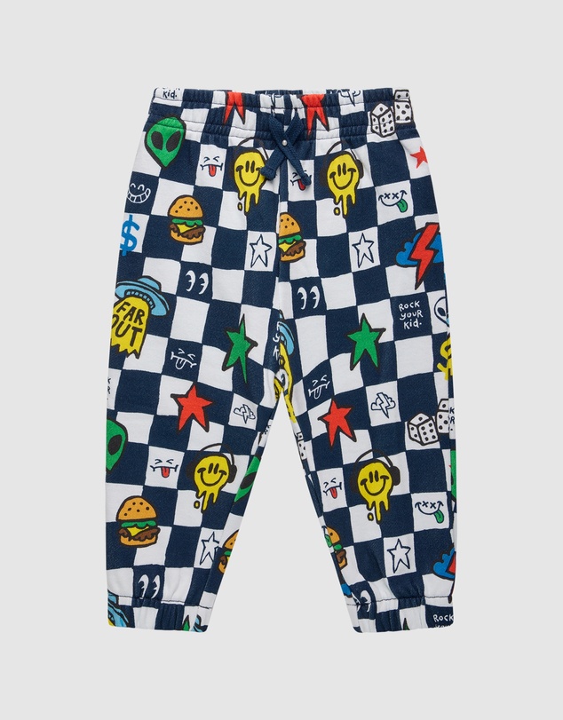 Rock Your Baby - Far Out Check Baby Alexander Track Pant