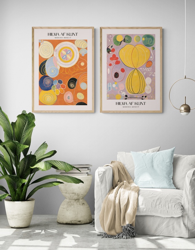 Inka Arthouse - Hilma af Klint Set of 2 Art Prints