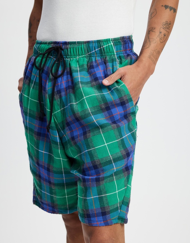 Surrounded By Ghosts - The Obsidian Cotton Drawstring Shorts