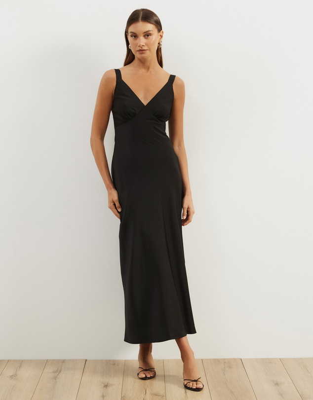 Atmos&Here - Andie Satin Maxi Dress