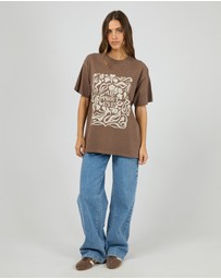 All About Eve - Fields Relaxed Tee Coffee