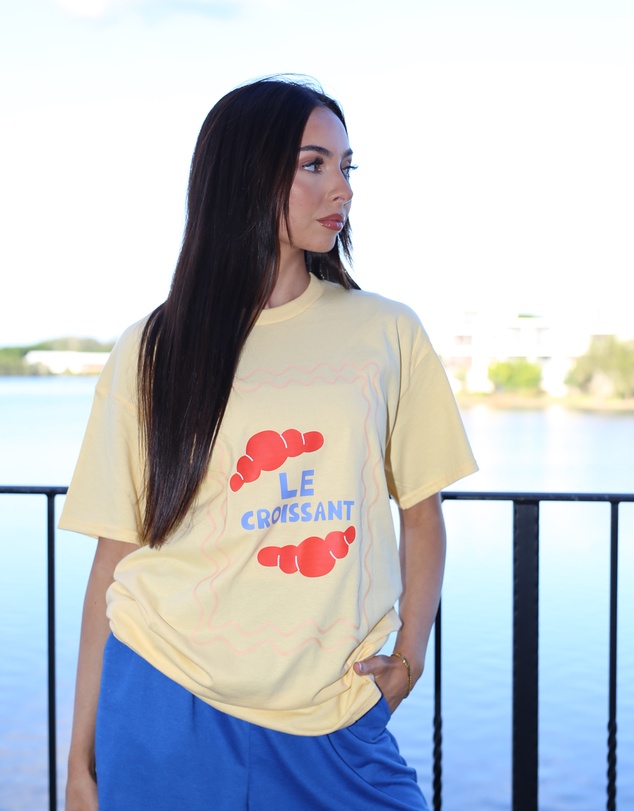 Vacancy Co - Le Croissant Tee