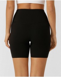 Lorna Jane - Lotus No Chafe Phone Pocket 16cm Bike Shorts