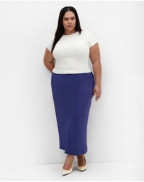 City Chic - Fountain Court Skirt - ink