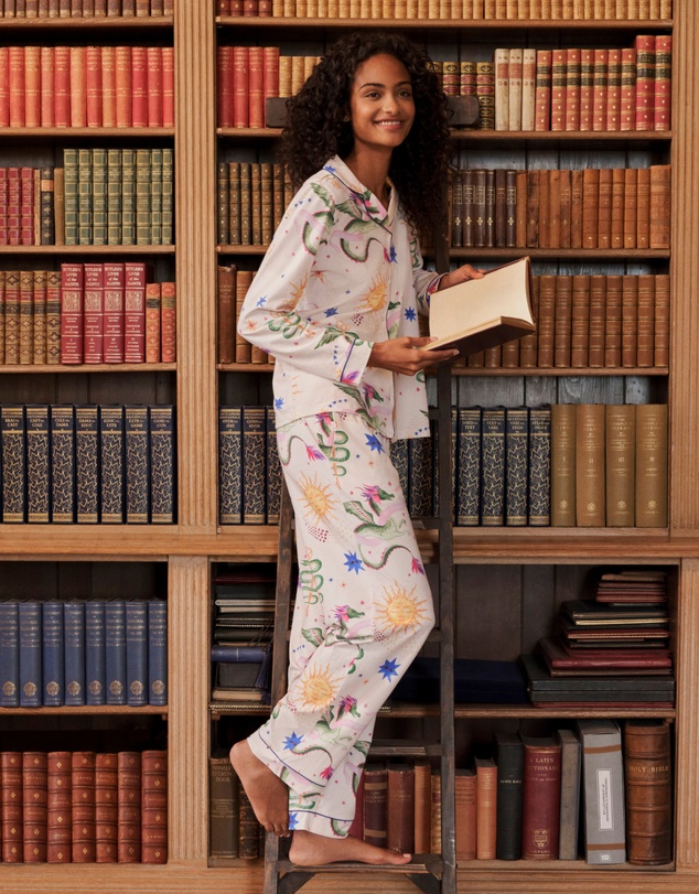 Chelsea Peers - Organic Cotton Dragon Hero Long Pyjama Set