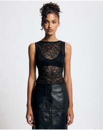 Lover - Dahlia Sleeveless Lace Top