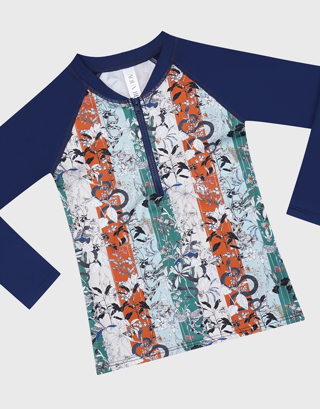 Aqua Blu Kids - Boa Long Sleeve Rash Vest - Teen