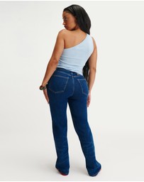 Cotton On - Curvy Stretch Straight Jeans