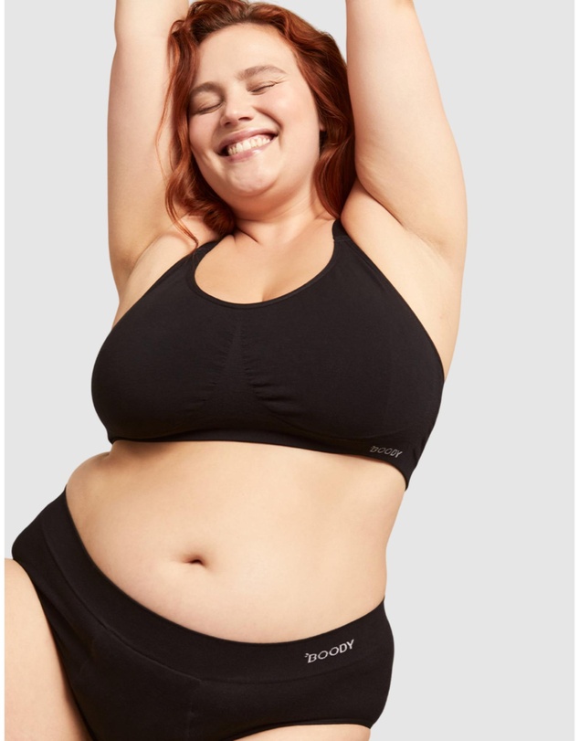 Boody - 2-Pack Full Bust Wireless Racerback Bra