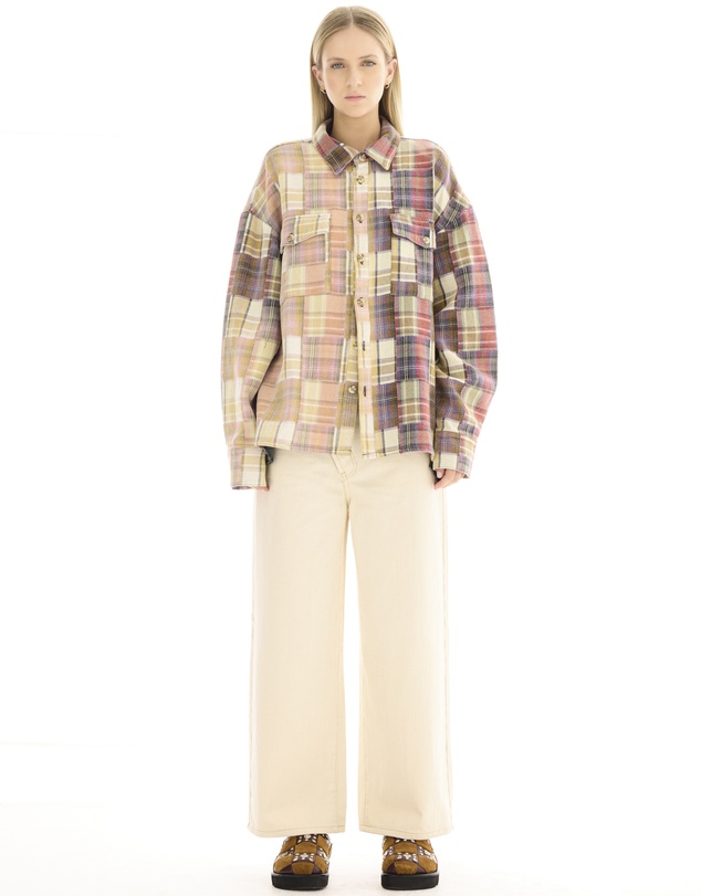 THE TALES - Check Flannel Bonded Jacket
