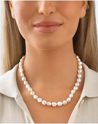 Michael Hill - Baroque Pearl Necklace in 10kt Yellow Gold