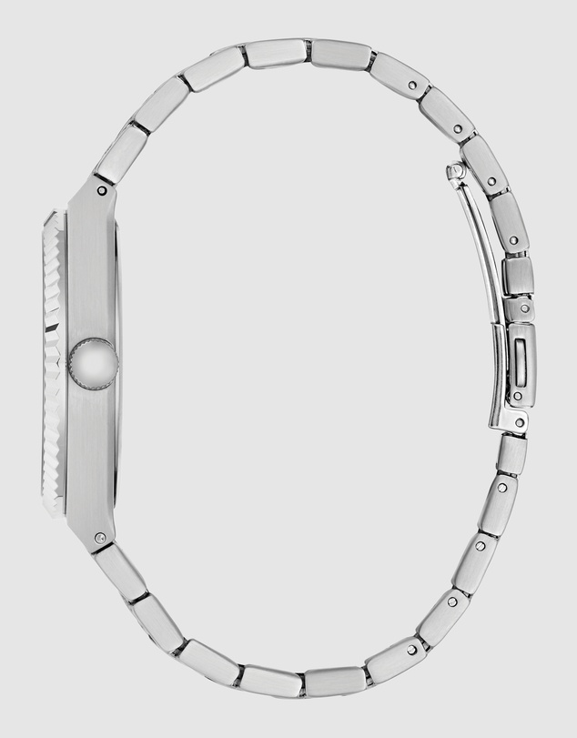 GUESS - GUESS Mens Silver-Tone Analogue Watch