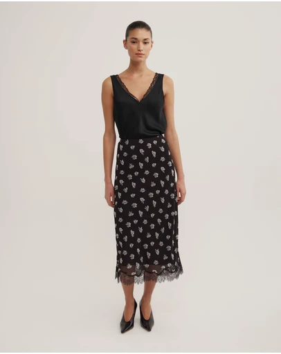 Witchery - Floral Midi Skirt