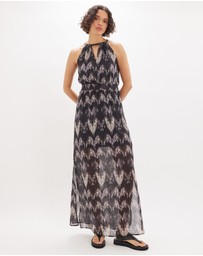 Amelius - Noreen Halter Maxi Dress