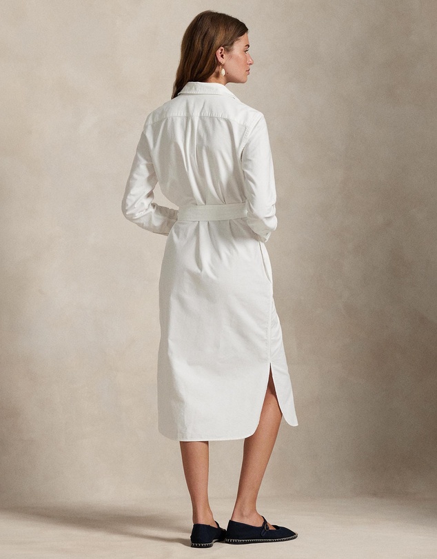 Polo Ralph Lauren - Belted Cotton Oxford Shirtdress - ICONIC EXCLUSIVE