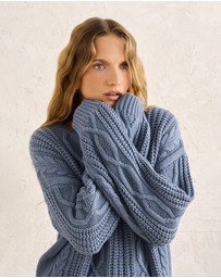 Rhythm - Stanley Cable Knit Jumper