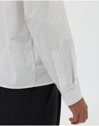 AERE - Echo Stripe Boxy Shirt