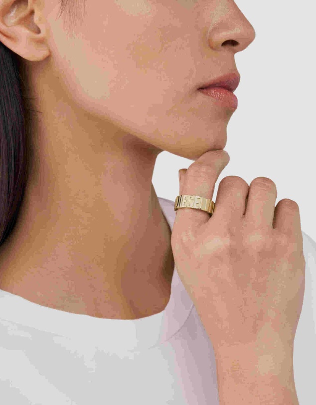 Diesel - Gold Tone Ring