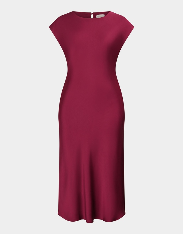 Forcast - Dulce Satin Midi Dress
