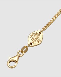 Haze & Glory - ICONIC EXCLUSIVE - Bracelet Men Take A Wave 925 Sterling Silver Gold-Plated