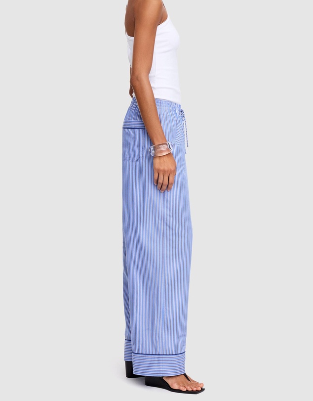 ARKET - Striped Cotton Trousers