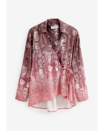 NEXT - Printed Wrap Tunic Shirt