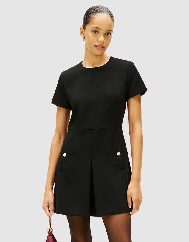 Tommy Hilfiger - Button Pocket Mini Shift Dress