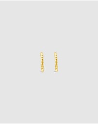 Ichu - Rope Twist Hoops Gold